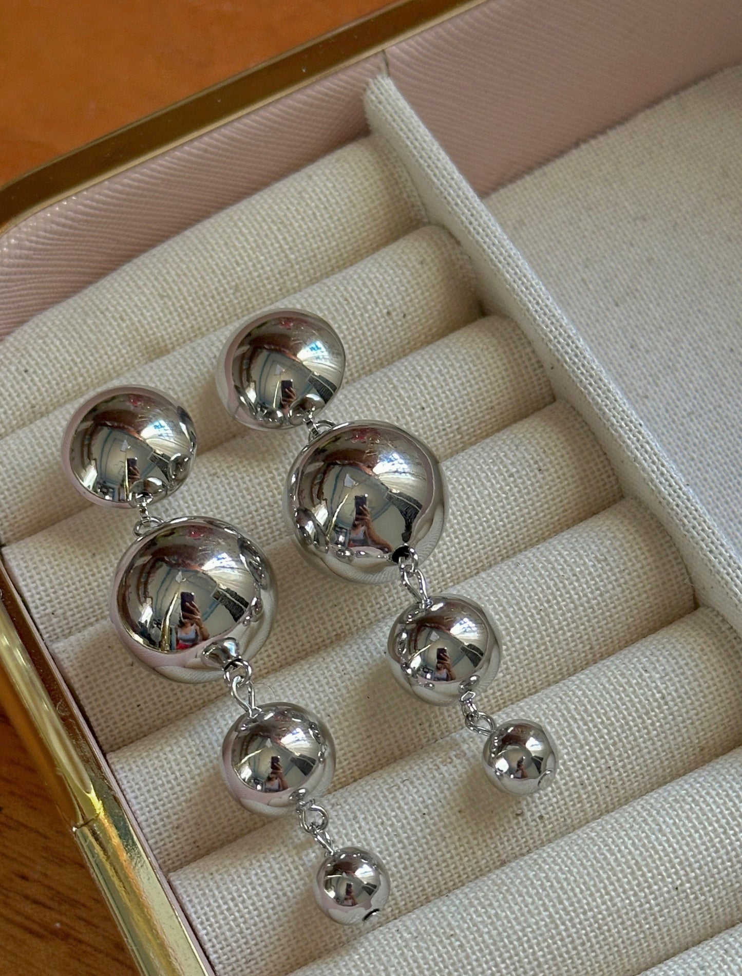 Drops silver 1 baño 18K