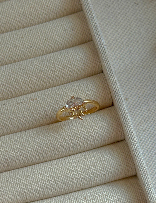 Medusina, ajustable, baño de 14k