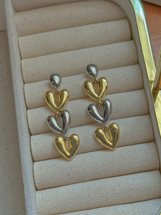 Two tone hearts