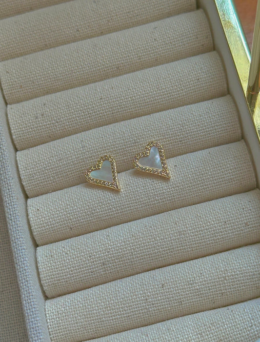 Corazón natural, baño 18K
