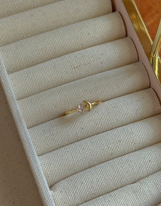 Cielo mío, ajustable, baño de 14K