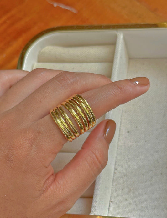 Chunky ring ajustable