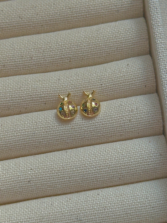 Mini mariquitas baño 14K