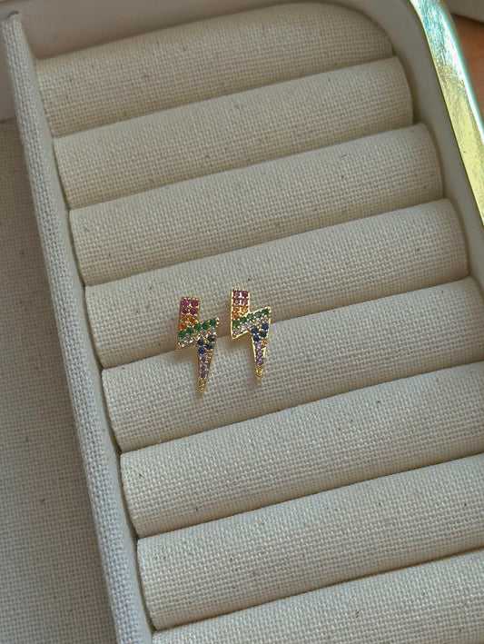 Mini rayos rainbow baño 18K